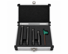 Load image into Gallery viewer, 4 Piece Round Shank Indexable Boring Bar Set / 1/2
