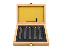 Load image into Gallery viewer, 5 Piece Indexable Carbide Turning Tool Set 3/8"
