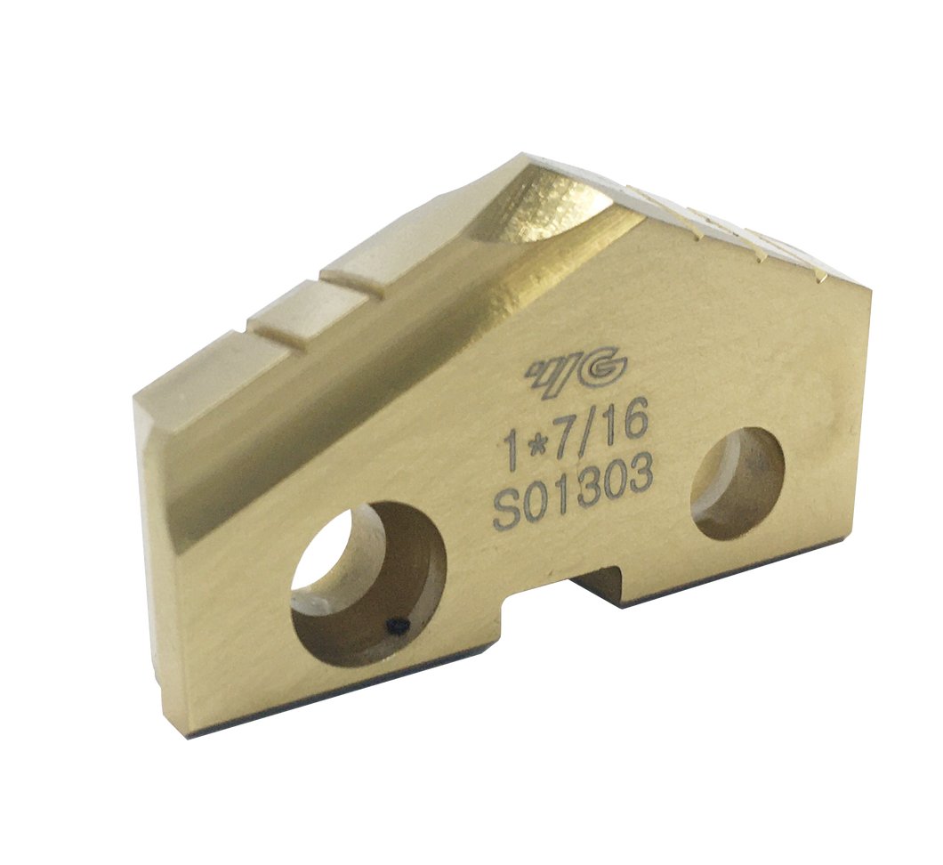 YG HSS(M4) Throw Away Drill Insert TIN Coated - 3 x 7/16 / Series 5