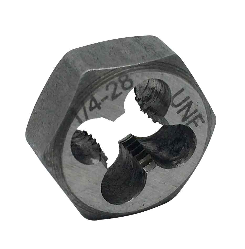 Hex Rethreading Die /  1/4-28