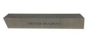 Cobalt Square Tool Bit / 3/4 X 5"