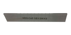 Cobalt Parallel Cut-Off Blade / 1/8 - 3/4 - 5"