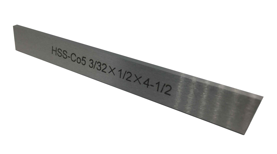 Cobalt Parallel Cut-Off Blade / 3/32 W - 1/2 H - 4-1/2