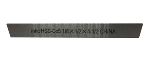 Cobalt Cut-Off Blade / 1/8 - 1/2 - 4-1/2
