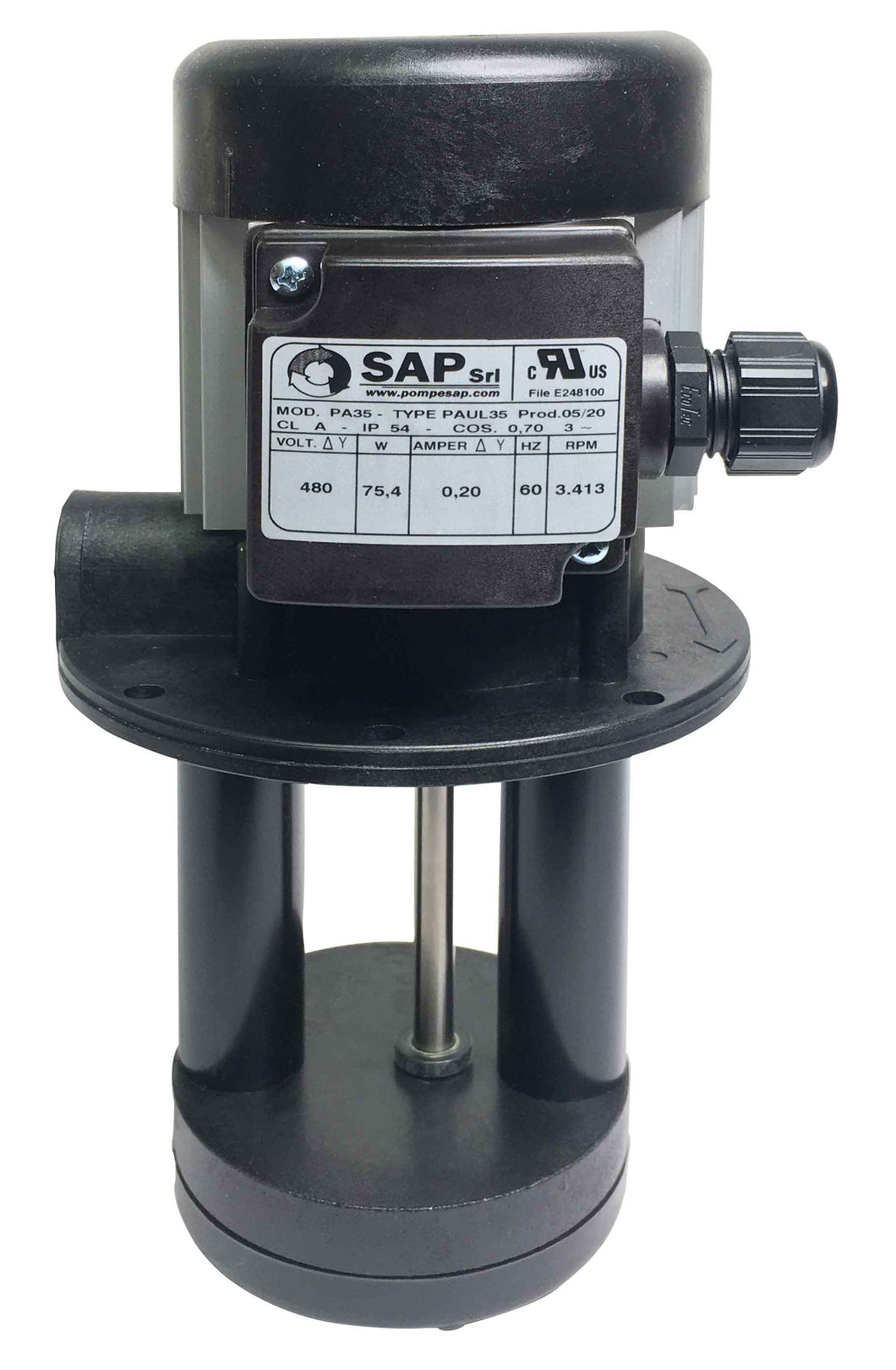 Machinery Coolant Pump 120mm 480v / PA35/120-480