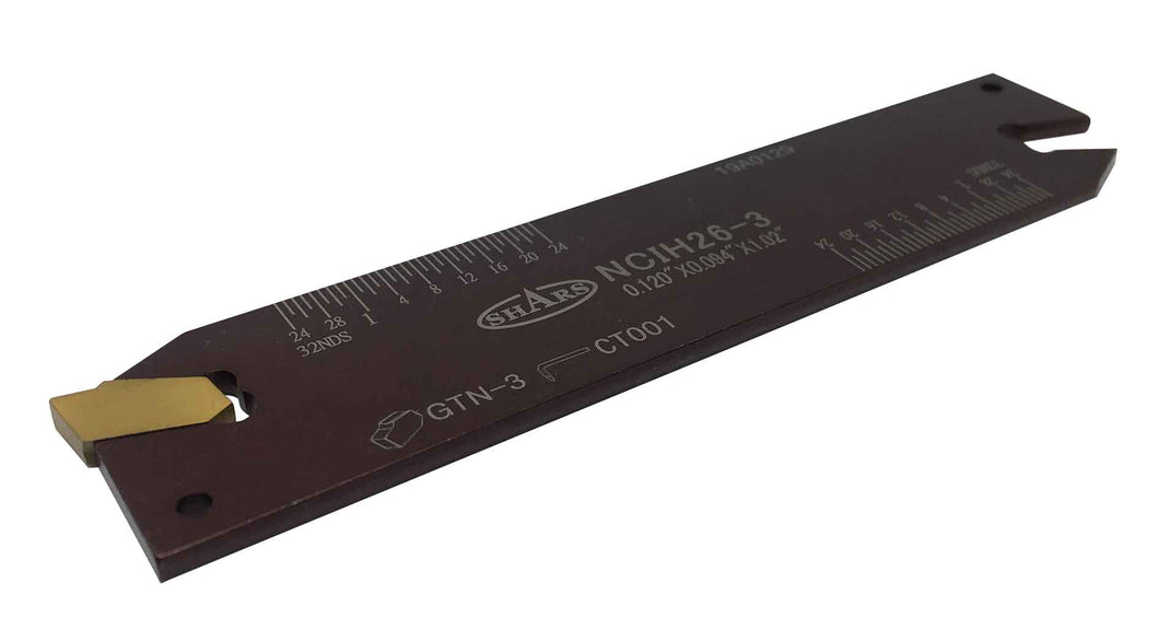 NCIH-26-3-PS Positive Stop Adjustable Blade for Self-Lock Cut-off Inserts
