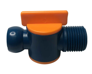 5 Piece 1/2" Male NPT Valve for 1/2" Coolant Hose