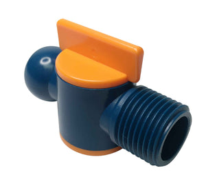 5 Piece 1/2" Male NPT Valve for 1/2" Coolant Hose