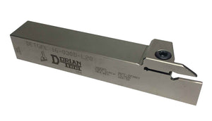 Dorian Tool DETGFL16-030D-L20 External Left Hand Grooving Insert Toolholder / 1"