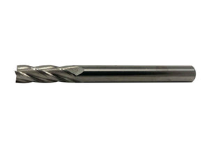 Michigan Solid Carbide End Mill 4 Flute Single End 1/4"