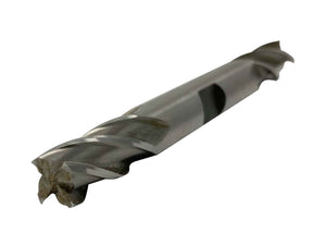 Michigan High Speed Steel End Mill 4 Flute Double End 3/8"