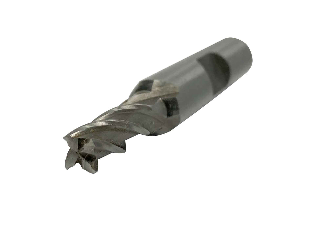 Michigan High Speed Steel End Mill 4 Flute Single End 1/4