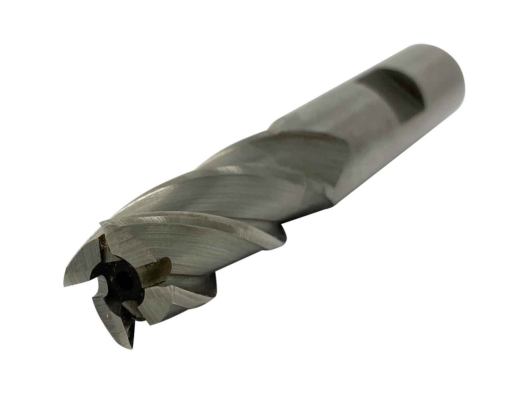 Michigan High Speed Steel End Mill 4 Flute Single End 1/2