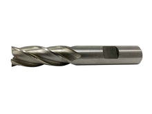 Load image into Gallery viewer, Michigan High Speed Steel End Mill 4 Flute Single End 1/2&quot;

