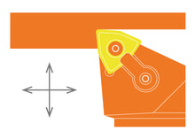 Load image into Gallery viewer, Dorian Tool MWLNR12-4B Right Hand Indexable Turning Trigon Insert Toolholder / 3/4&quot;
