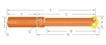 Load image into Gallery viewer, YG-1 Straight Shank Spade Drill Holder / 0, 3/4 - 3-5/16
