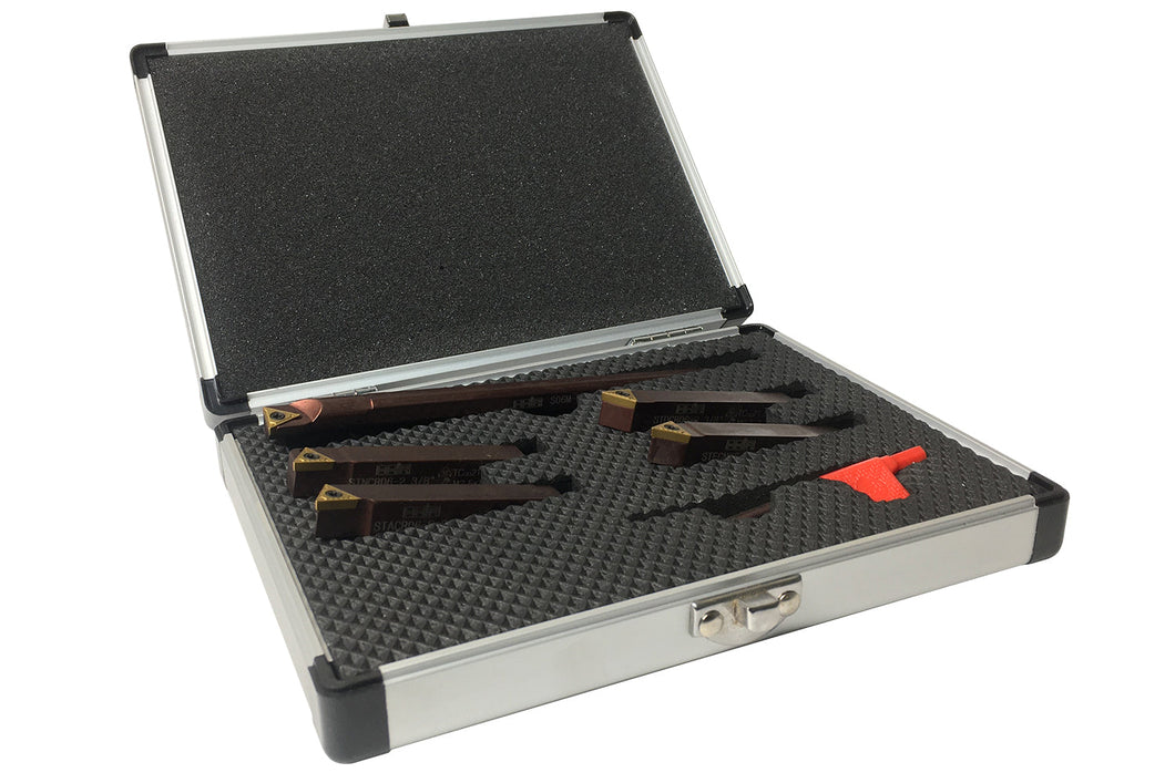 5 Piece Indexable Turning and Boring Tool Set 3/8