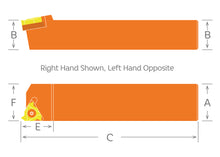 Load image into Gallery viewer, Dorian Tool SER100-5-16 Laydown Right Hand Threading Insert Toolholder / 1&quot;

