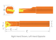 Load image into Gallery viewer, Dorian Tool Right Hand External Threading Toolholder / 5/8 - 5/8&quot;
