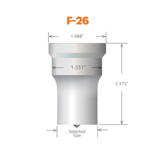 Punch F-26 Round from Cleveland Punch and Die